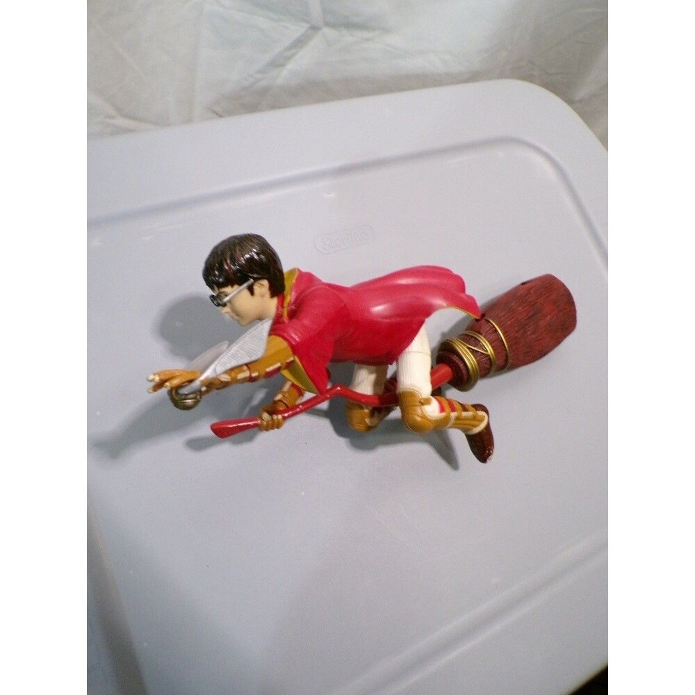 Vintage Mattel Harry Potter Snitch Chasing Harry Electronic Quidditch Figure